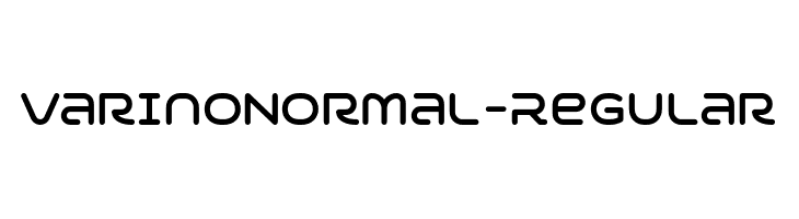 VarinoNormal-Regular  フリーフォントのダウンロード