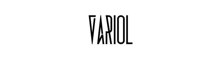 Variol  フリーフォントのダウンロード