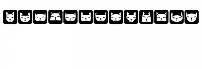 Various Cats Regular Font OTHER CHARS