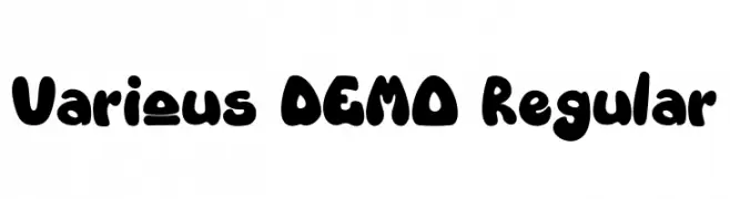 Various DEMO Regular  Descarca Fonturi Gratis