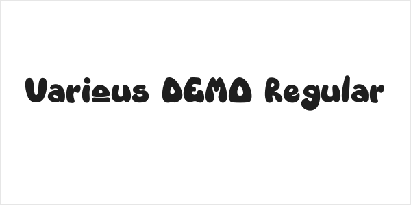 Various DEMO Regular Logo