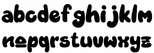 Various DEMO Regular Font LOWERCASE