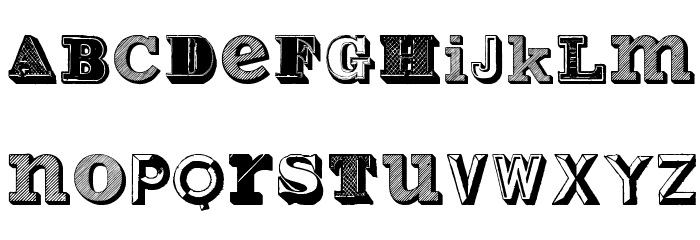 Varius Multiplex Personal Edition Font LOWERCASE