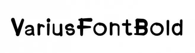 VariusFontBold  Fuentes Gratis Descargar