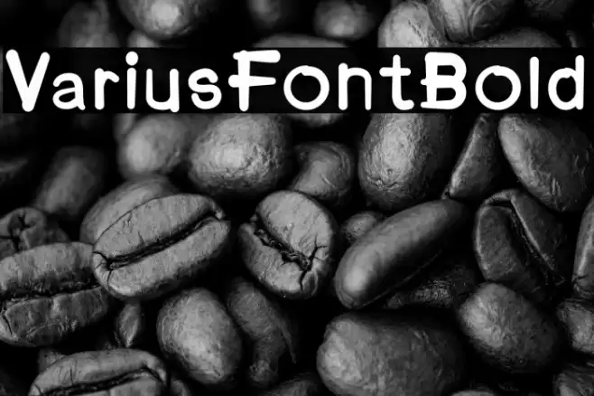 VariusFontBold Font examples