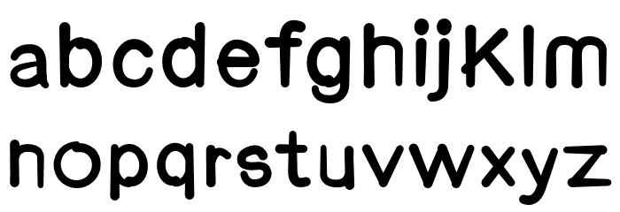 VariusFontBold Font LOWERCASE