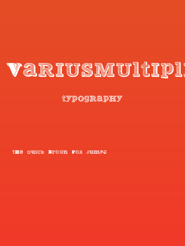 VariusMultiplexPersonalEdition Poster