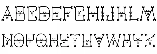 Varmint Normal Font Litere mari