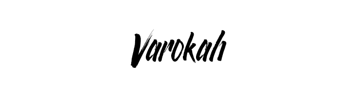 Varokah  नि: शुल्क फ़ॉन्ट्स डाउनलोड