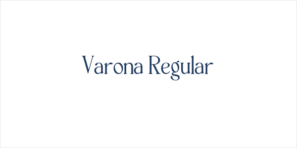 Varona Regular Logo