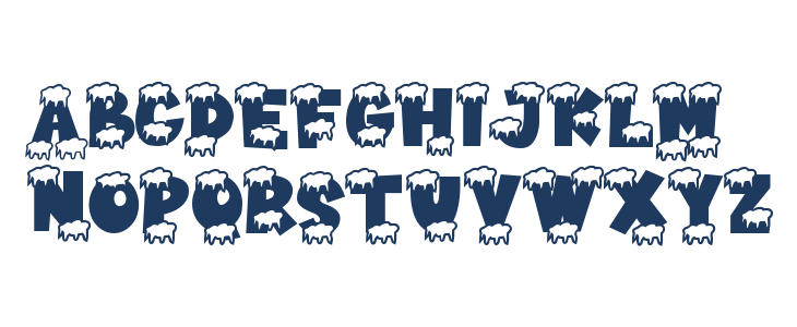 Varsity Christmas Uppercase