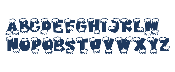 Varsity Christmas Lowercase