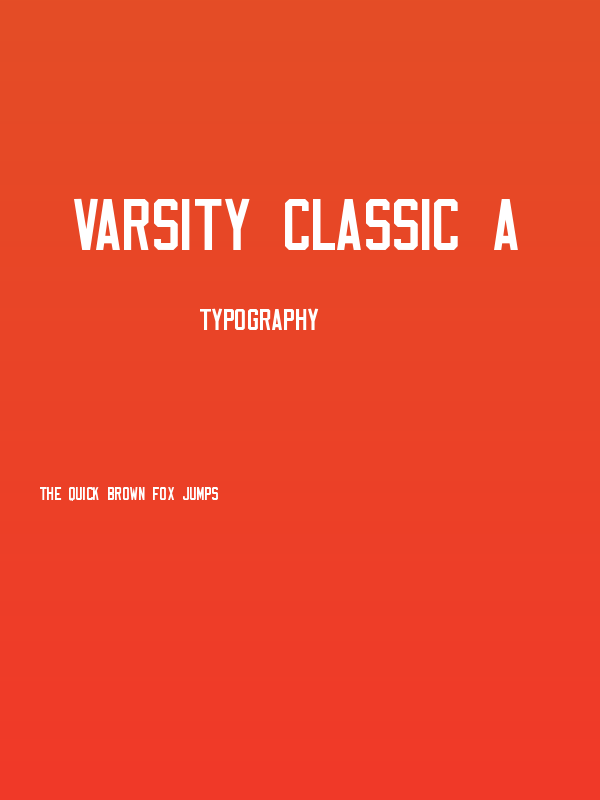 Varsity Classic A Poster