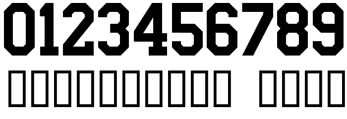 Varsity Classic B Font OTHER CHARS