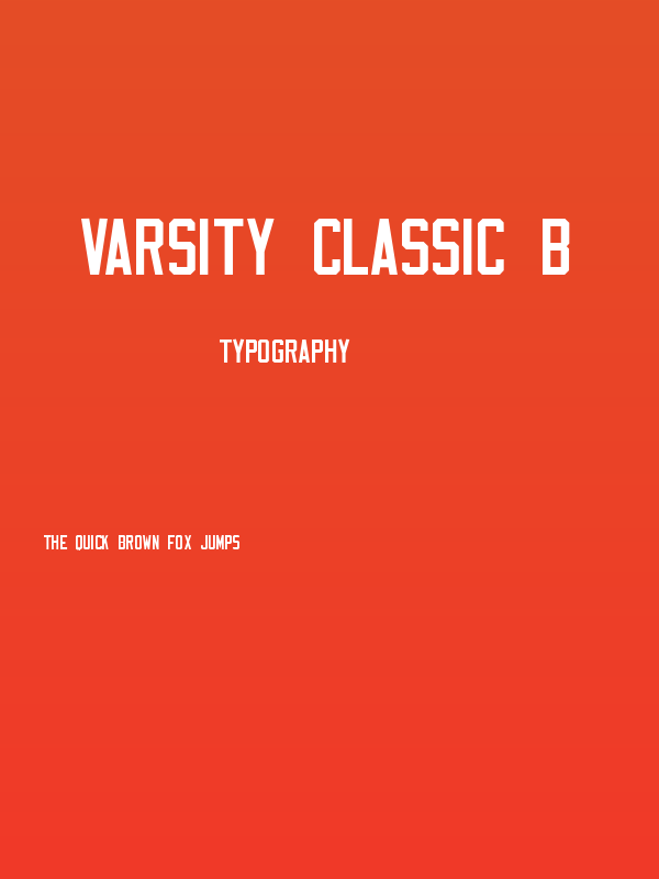 Varsity Classic B Poster