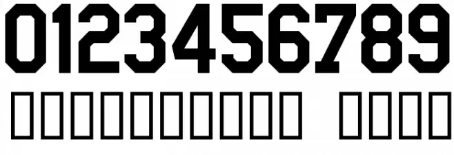 Varsity Classic C Font OTHER CHARS