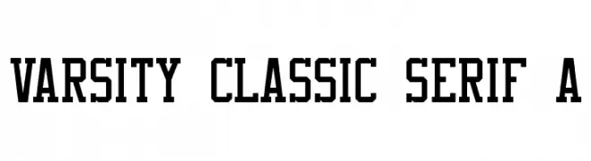 Varsity Classic Serif A 