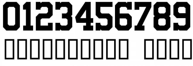 Varsity Classic Serif A Font OTHER CHARS