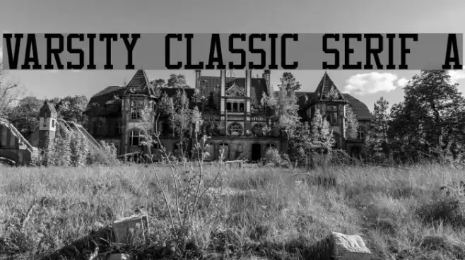 Varsity Classic Serif A Font examples