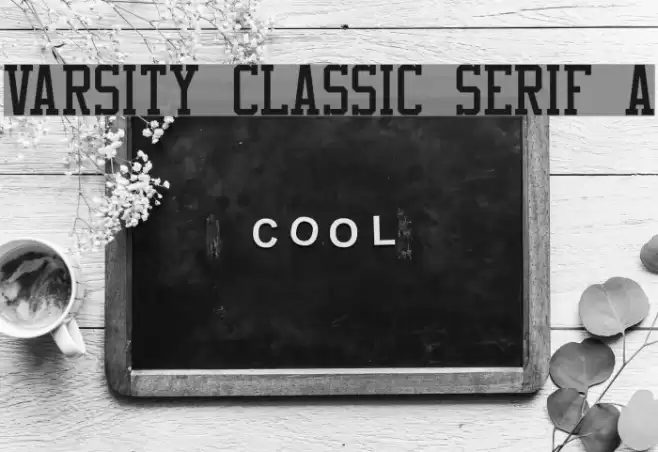 Varsity Classic Serif A Font examples