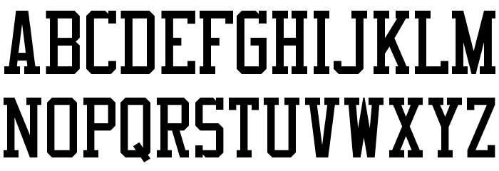 Varsity Classic Serif A Font LOWERCASE