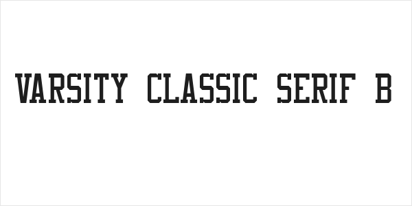 Varsity Classic Serif B Logo