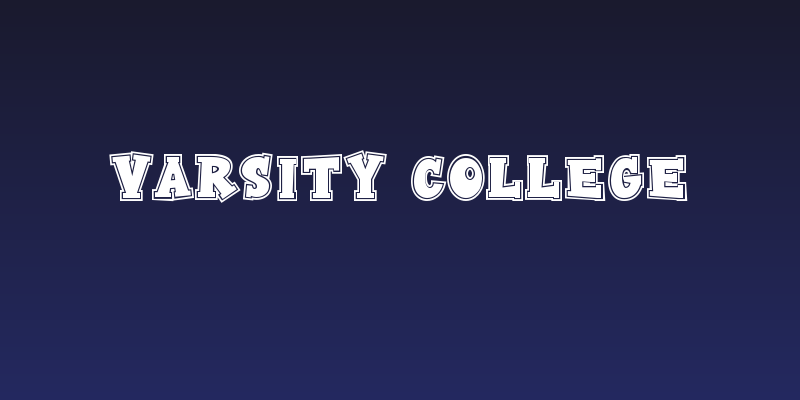 Varsity College Social Header