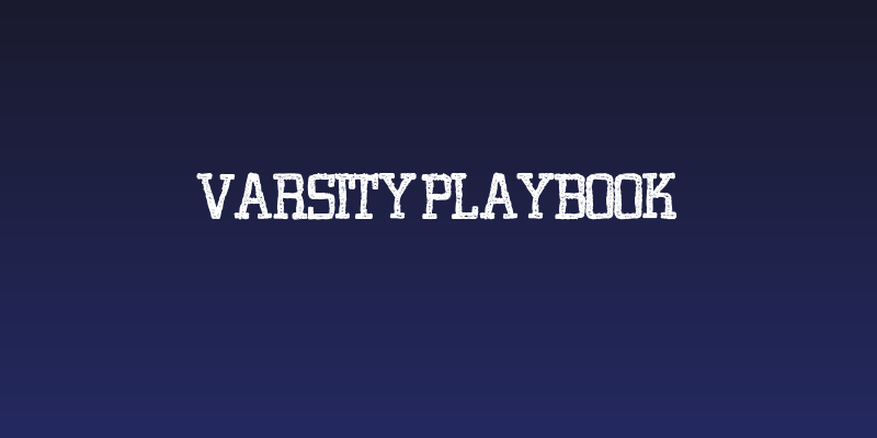 Varsity Playbook Social Header