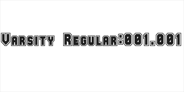 Varsity Regular:001.001 Logo