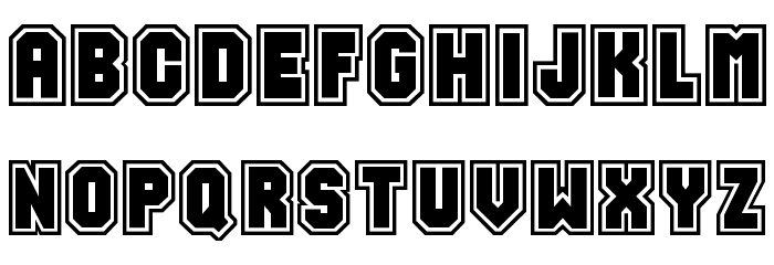 Varsity Regular:001.001 Font LOWERCASE