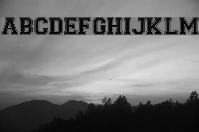 Varsity Regular フォント examples