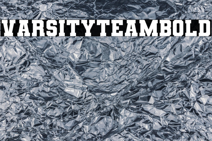 VarsityTeamBold Example 1