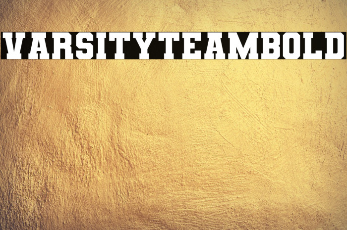 VarsityTeamBold Example 2