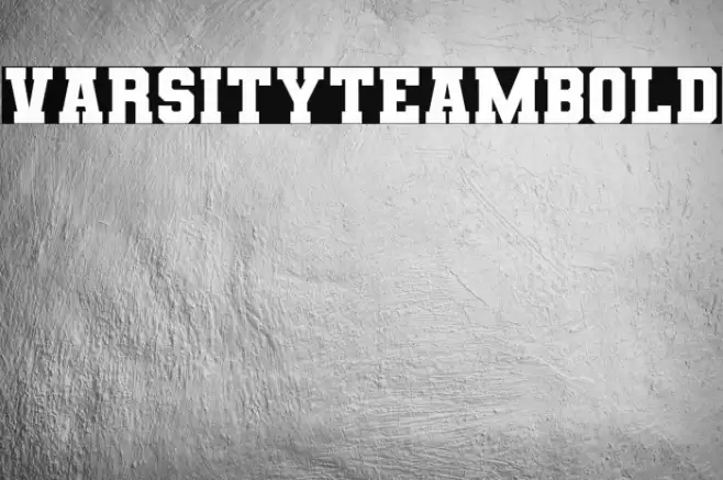 VarsityTeamBold Font examples
