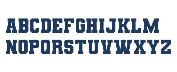 VarsityTeamBold Lowercase