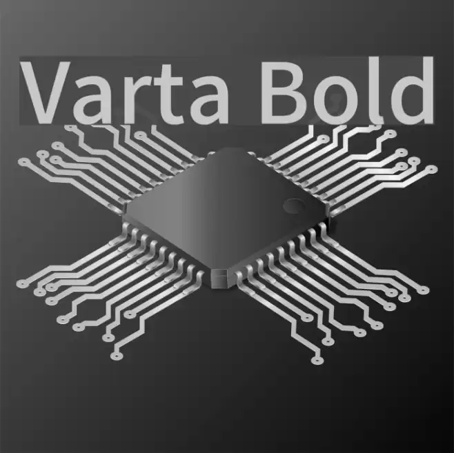 Varta Bold Font examples