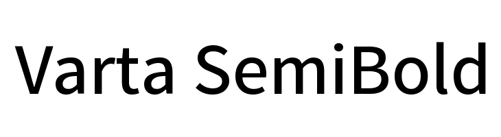 Varta SemiBold Font