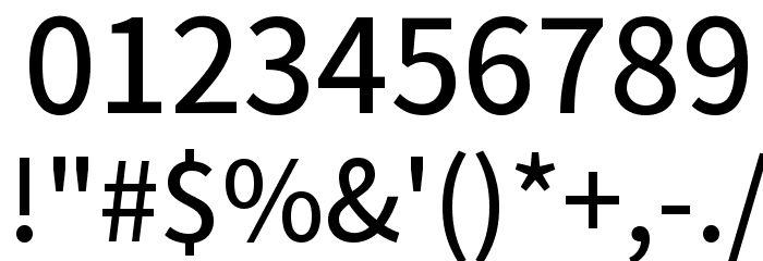 Varta SemiBold Font OTHER CHARS