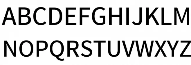 Varta SemiBold Schriftart Groß