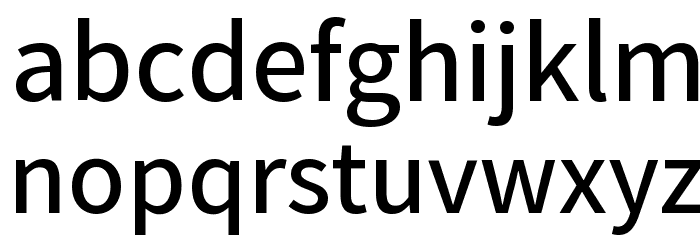 Varta SemiBold Font LOWERCASE