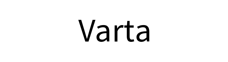 Varta Font