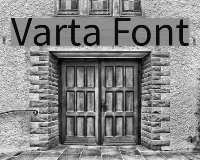 Varta Font examples