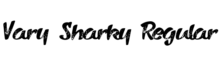 Vary Sharky Regular  免费字体下载