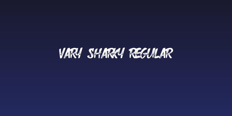 Vary Sharky Regular Social Header