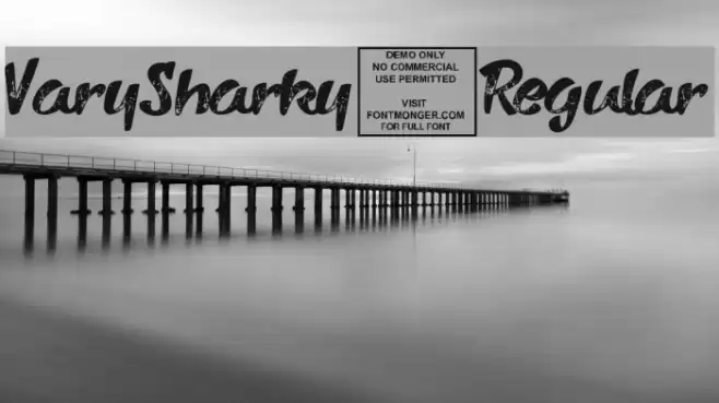VarySharky-Regular Font examples