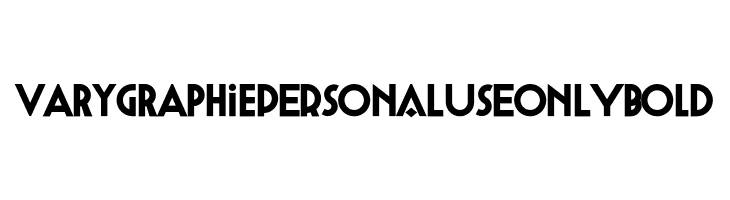 Varygraphie PERSONAL USE ONLY Bold  नि: शुल्क फ़ॉन्ट्स डाउनलोड