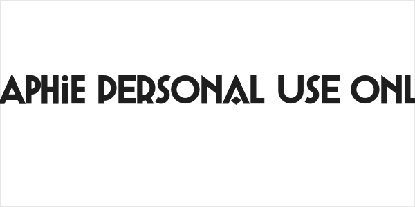 Varygraphie PERSONAL USE ONLY Bold Logo