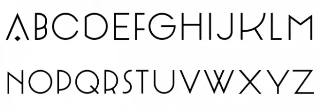 Varygraphie PERSONAL USE ONLY Thin خط أحرف كبيرة