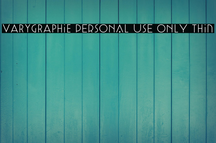 Varygraphie PERSONAL USE ONLY Thin Example 3