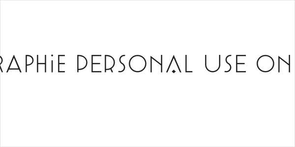 Varygraphie PERSONAL USE ONLY Thin Logo